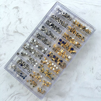 360*Assortment Copper Mixed Watch Repair Part Set for Quartz&Mechanical Watch