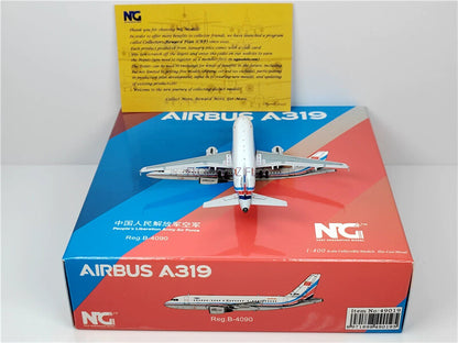 NG Models PLA Air Force for Airbus A319-100 B-4090 1/400 Plane Pre-built Model
