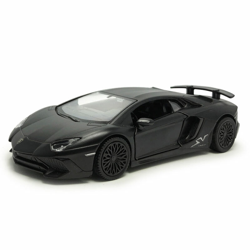 1/36 Lamborghini Aventador LP750-4 SV Model Car Diecast Toy Vehicle Boys Black