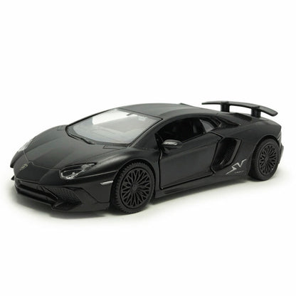 1/36 Lamborghini Aventador LP750-4 SV Model Car Diecast Toy Vehicle Boys Black