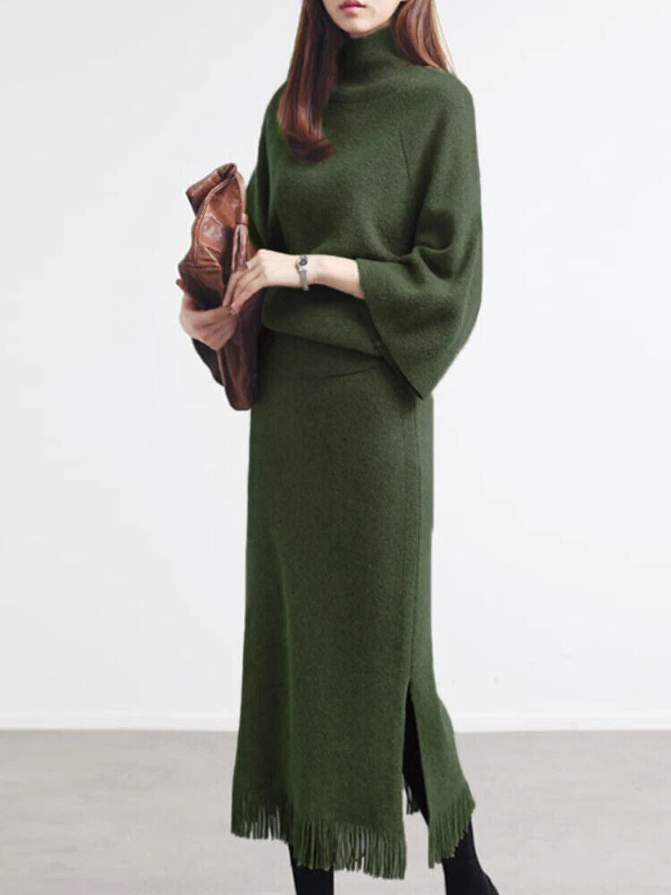Two Piece Set Women Women's Sets Sweater Streetwear Women's Clothing Dress Sets