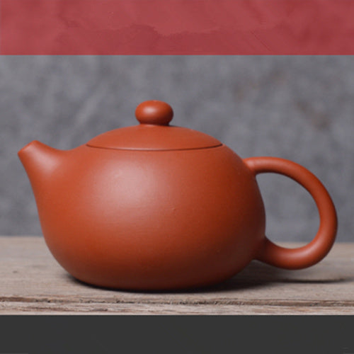 Chinese Xishi Pot Marked Purple Clay Kungfu Tea Pot China Zisha Pot String Gift