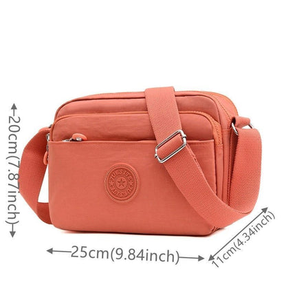 Messenger Bag Small Nylon Shoulder Bag Crossbody Purse Luxury Tote Handbag Flap