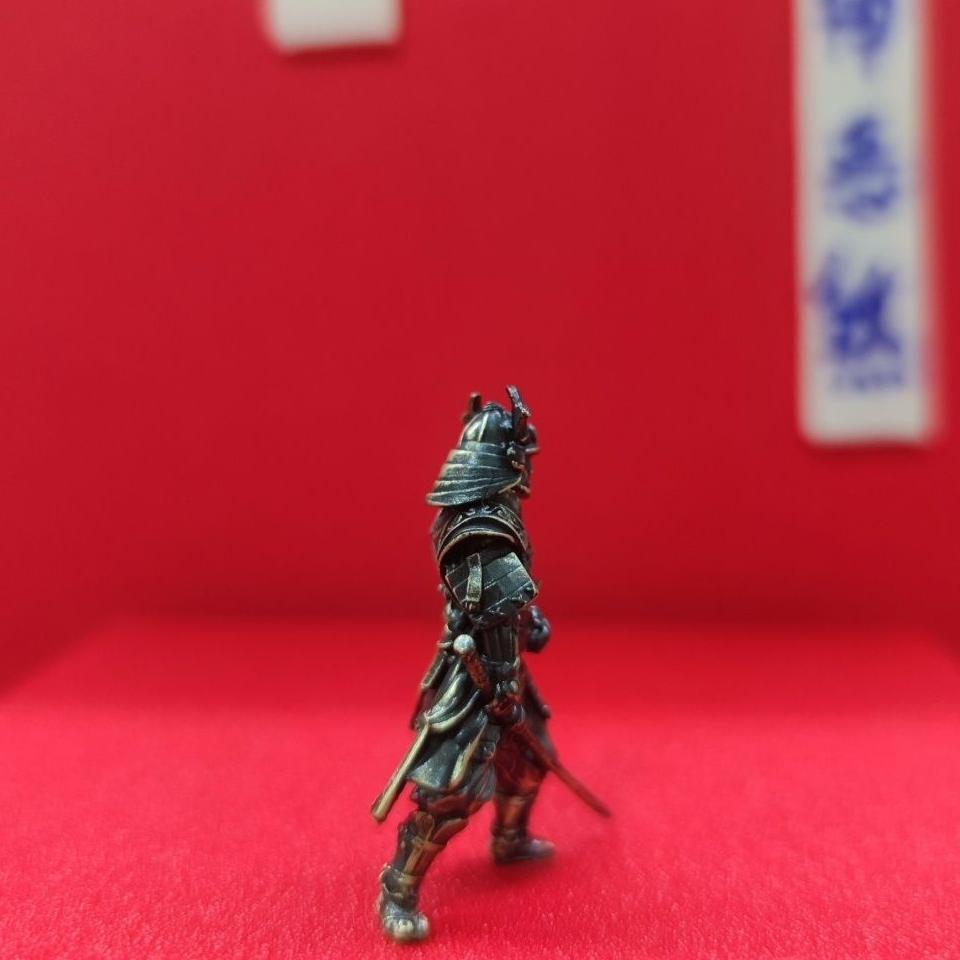 Bronze Slash Samurai Ancient Soldier Statue Ornaments Handicraft