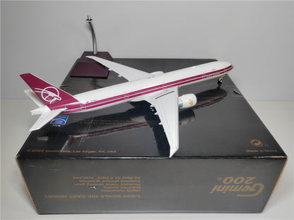 1:200 36CM Geminijets QATAR B777-300ER Passenger Airplane Diecast Aircraft Model