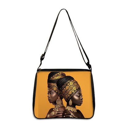 Fashion Forever Sister Print Handbag Tote Shoulder Bag Beach Purse Polyester 1PC
