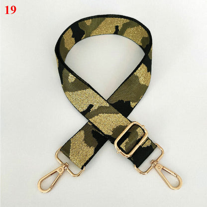 Camouflage Print Bag Shoulder Strap Handbag Replacement Adjustable Belt Handle