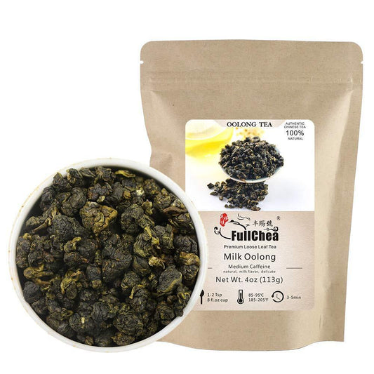 2023 FullChea Milk Oolong Tea Taiwan High Mountain Jin Xuan Tea Milky 113g