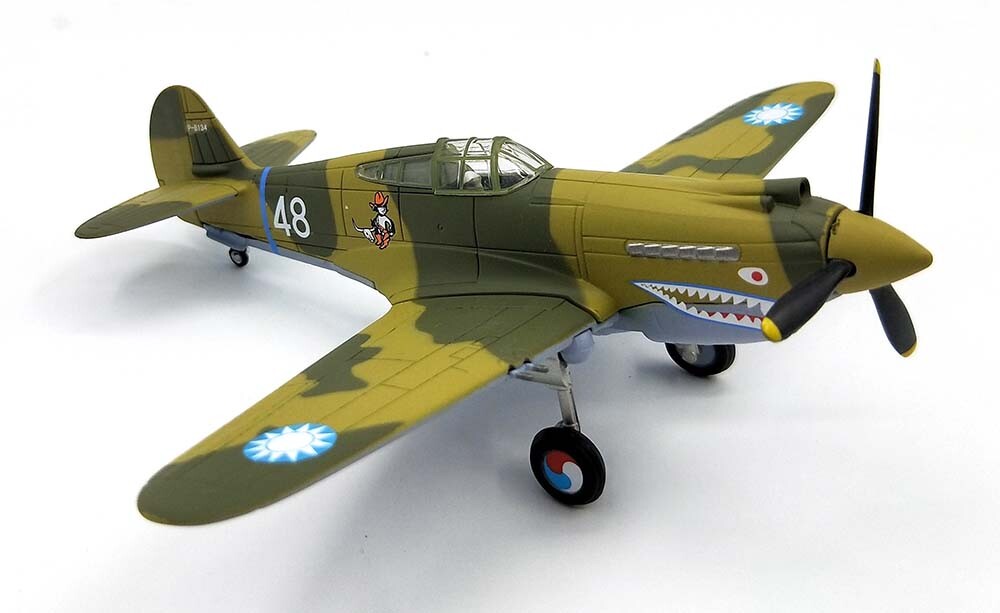 WWII P-40 NO.48 1/72 diecast plane model aircraft