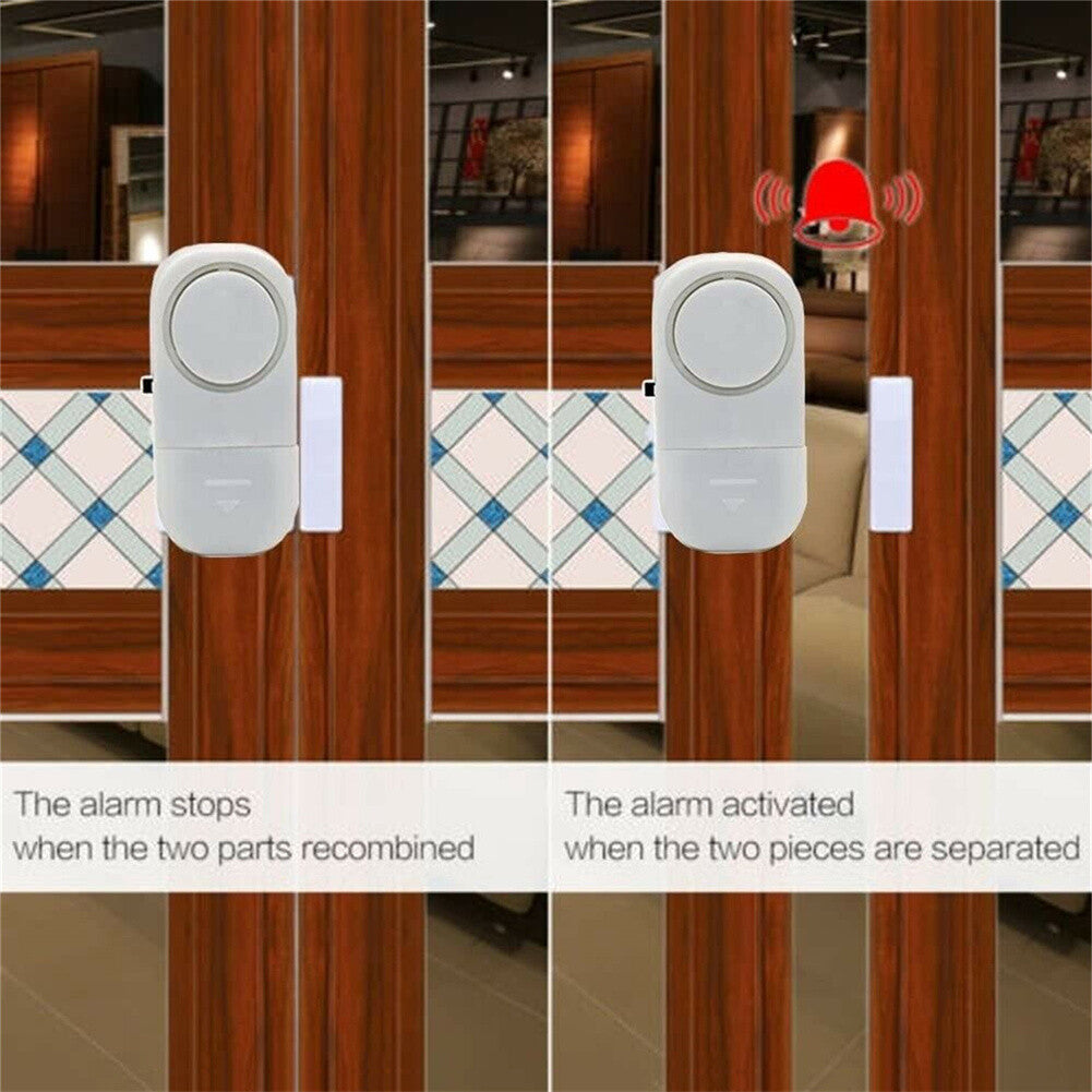 4PCS Wireless Home Window Door Burglar Security Alarm System Magnetic Sensor USA