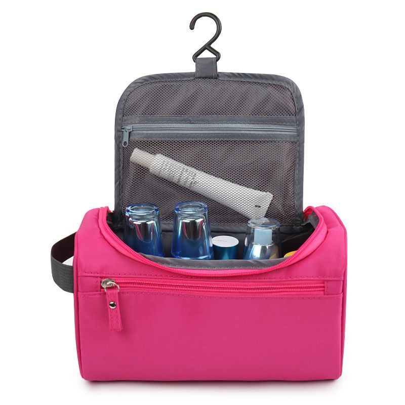 Makeup Bag Waterproof Nylon Travel Cosmetic Bag Organizer Case Toiletry Bag 1 PC