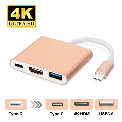 Type C to HDMI HDTV TV Adapter Cable For Galaxy S20 S21 S22 S23 Ultra Note10+ 5G