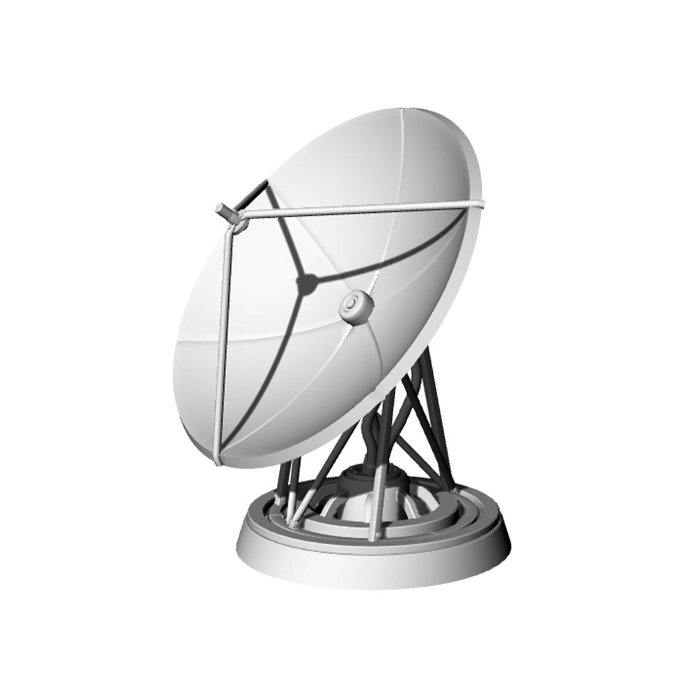 Yao's Studio LYT87022 1/87 HO Scene Model Satellite Signal Receiving Antenna