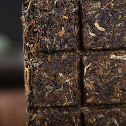 2017 Big Snow Mt. Shang Pin Jin Si Yunnan Xiaguan Raw Pu'er Mini Brick Tea 100g