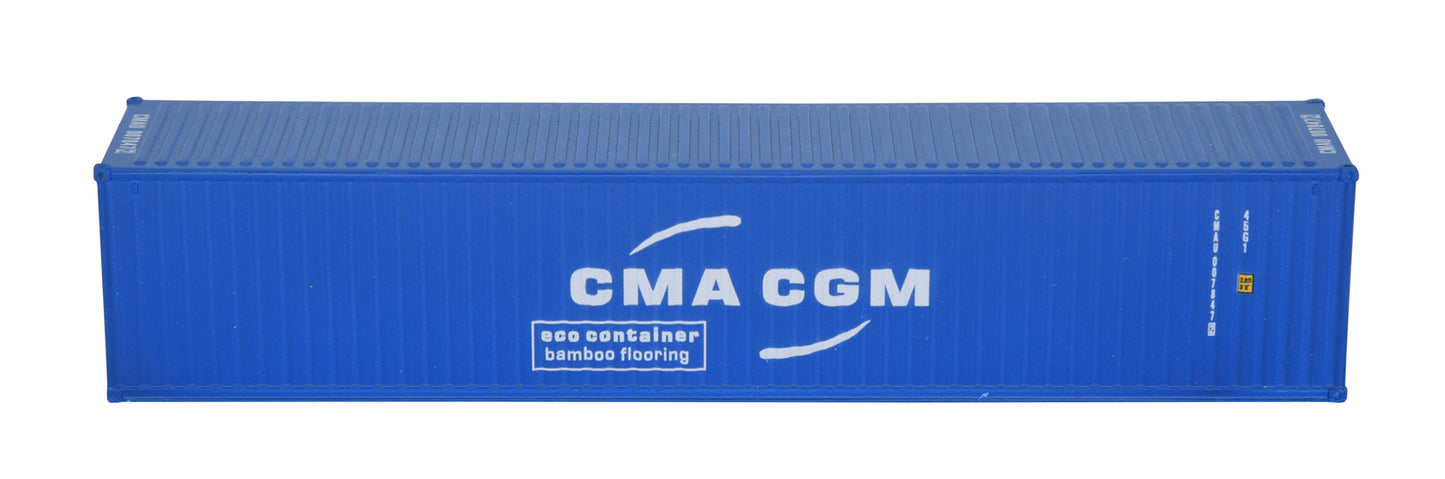 1:87 CMA CGM 40GP Metal Shipping Container Model Toy Home Office Decor Gift