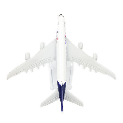 1:400 16cm A380 Airplane Model Simulation Transportation Plane Ornaments Gift