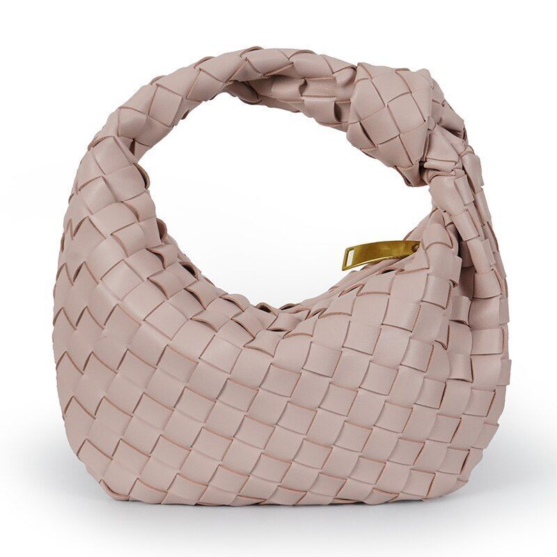 Golden Zipper Bag Synthetic Leather Tote Shoulder Bag Crossbody Handbag 26*24 CM