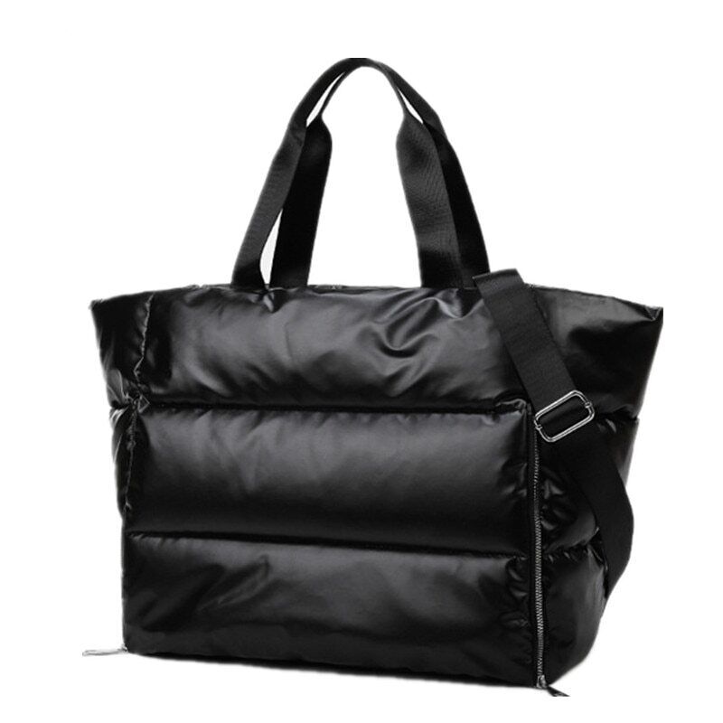 Winter Shoulder Bag for Women Nylon Bags Space Pad Cotton Feather Down Bag