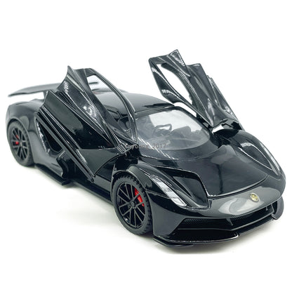 1/32 Lotus Evija Model Car Diecast Toy Vehicle Toys for Boys Kids Gifts Black