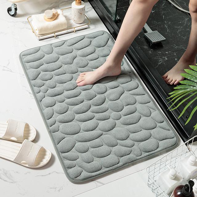 Non-slip Bathroom Shower Soft Bathroom Bath Mat Bathroom Rug, Absorbent Wash Mat