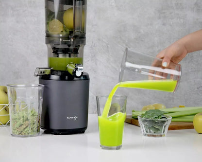 Kuvings AUTO 6 Gunmetal Ultimate Hands Free Cold Press Juicer Free Universal Adp