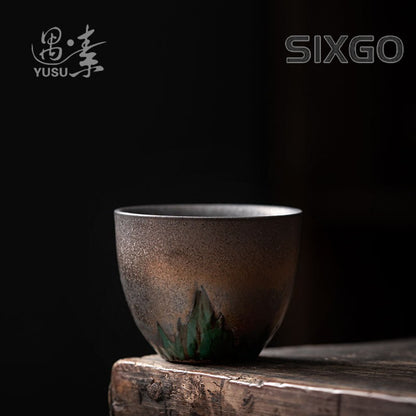 Vintage Ceramic Tea Cup Tea Drinking Kung Fu Tea Set Pu'er Tea Cup