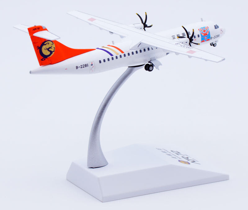 1:200 JC Wings TransAsia Air ways ATR-72-500 Passenger Airplane Diecast Model