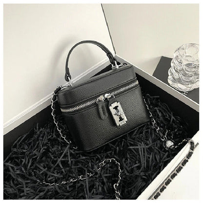 Flip Bag Mobile Phone Bag Women's Handbag PU Chain Shoulder Messenger Bag