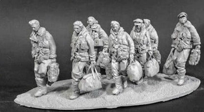 WWII US military pilots 7 people 1/72/48/35/87/100/144