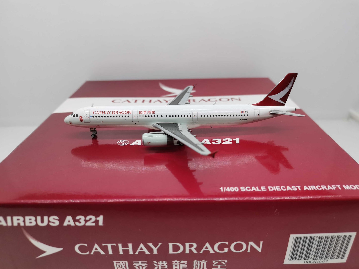 1:400 JC Wings CATHAY DRAGON A321 Passenger Airplane Diecast Aircraft Model