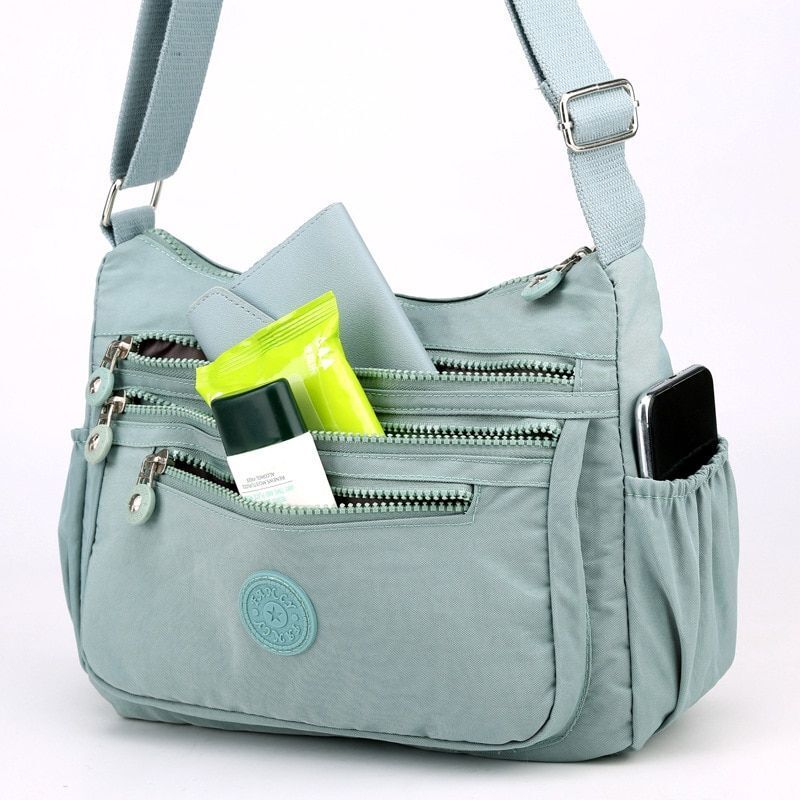 Messenger Bag Causal Women Shoulder Bag Nylon Crossbody Shoulder Bag Polyester