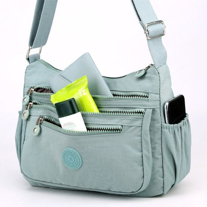 Messenger Bag Causal Women Shoulder Bag Nylon Crossbody Shoulder Bag Polyester
