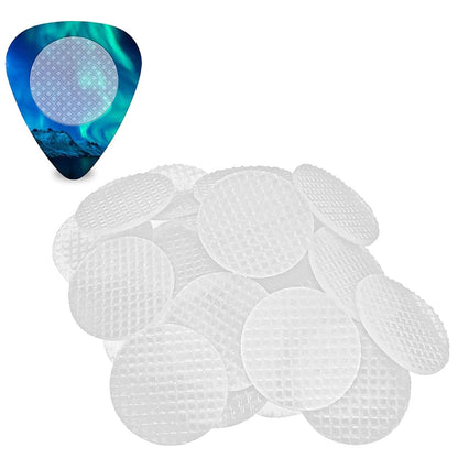 20 Pcs White Guitar Picks Grips Stop Dropping Comfortable Guitar Picks Parts ss
