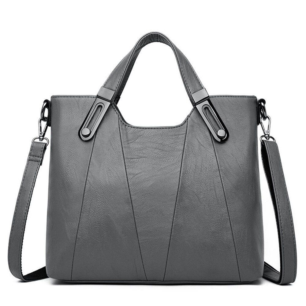 Handbag Synthetic Leather Shoulder Crossbody Bags Leisure Tote Purse 30*12*25 CM