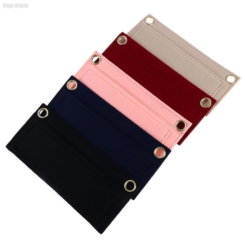 Bag Luxury Insert Organizer Chain Crossbody Bag Handbag Inner Cosmetic Red Black