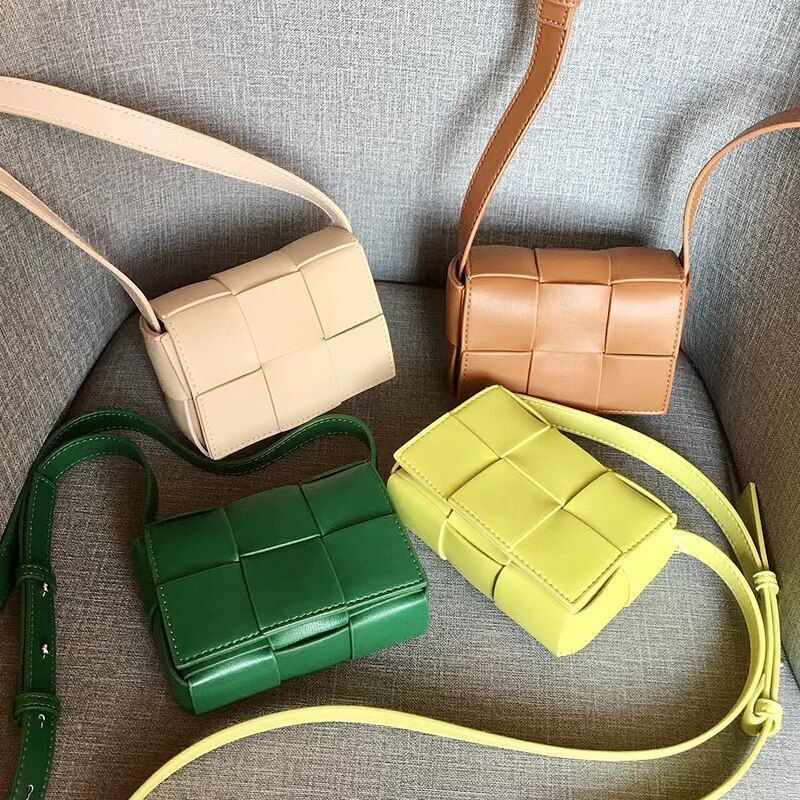 Mini Lipstick Purse Clutch Bag Crossbody Genuine Leather Shoulder Small Handbag