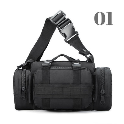 Men's Military Tactical Waist Bag Outdoor Camping Shoulder Chest Bag Fanny Pack