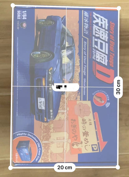 1:64 Scale Initial D TOFU 峠の釜めし Remote Contol LED Scene for Car PARKING LOT