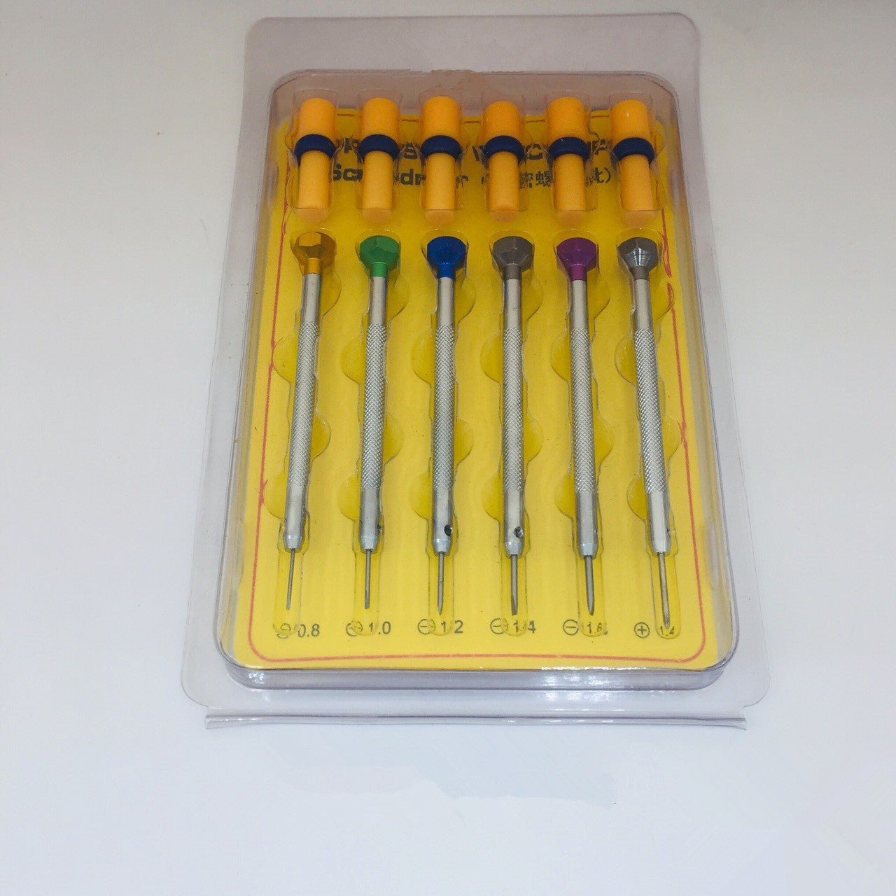 6Pcs Set Precision Steel Screwdriver Watch Jewelry With Blade Watchmakers Tools