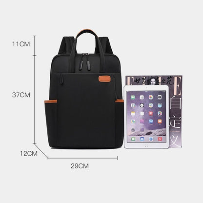 Waterproof Backpack Oxford Student School 13.4 Inch Laptop Bag Travel Rucksack