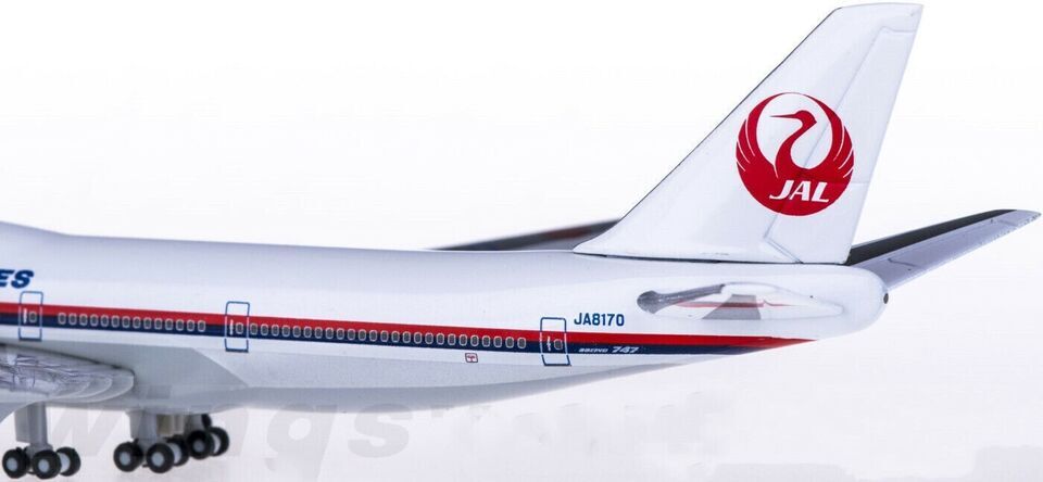 1:500 Hogan JAPAN AIRLINES BOEING 747-400 Passenger Aircraft Diecast Plane Model