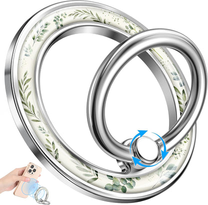Magnetic Phone Ring Holder Compatible with Magsafe - Cell Phone Grip Magnet Remo