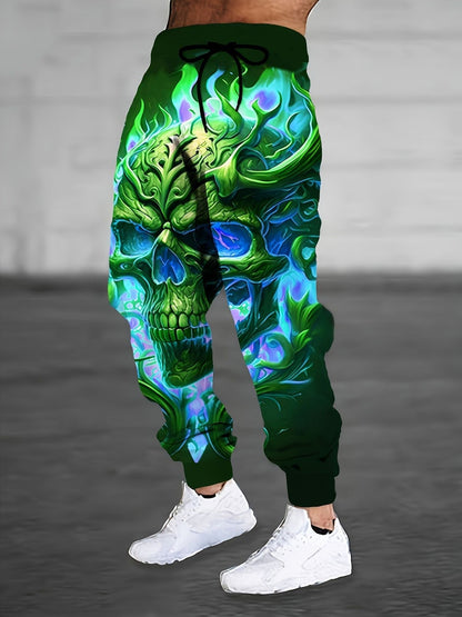 Autumn New Men's Casual Pants, Sweatpants 3D Digital Printing trend