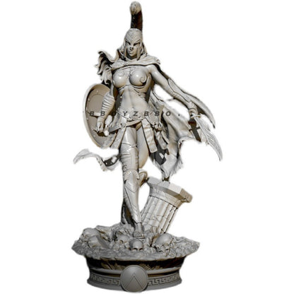 1/24 resin figures model Spartan goddess of war Unassembled Unpainted