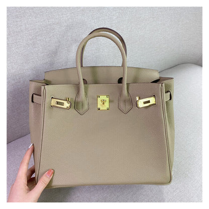 25/30cm Real Leather Flap Tote Shoulder bag Handbag Purse Fashion Briefcase