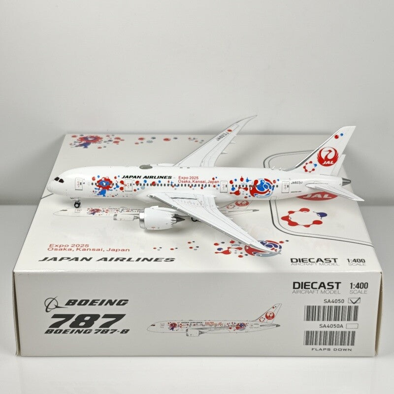 1:400 JC Wings Japan Airlines Boeing 787-8 Airplane Diecast Aircraft Plane Model