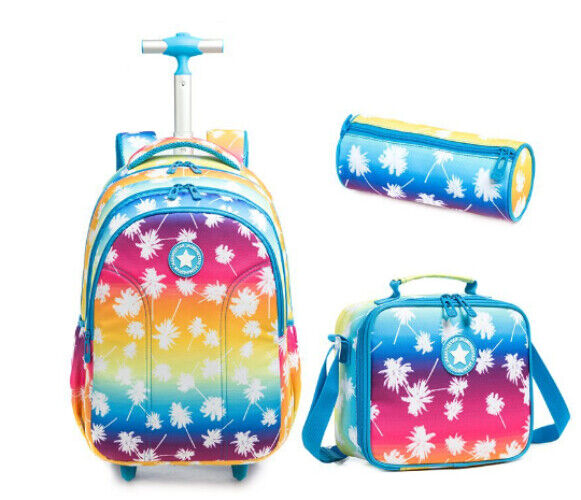 Kids Bag Wheels School Backpack Children School Backpack Girls Travel Bags