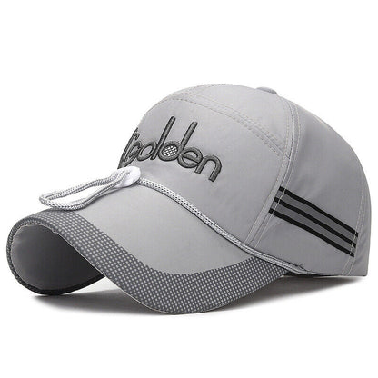 Unisex Quick Dry Baseball Cap Snapback Hat Breathable Sport Summer Outwear Hats