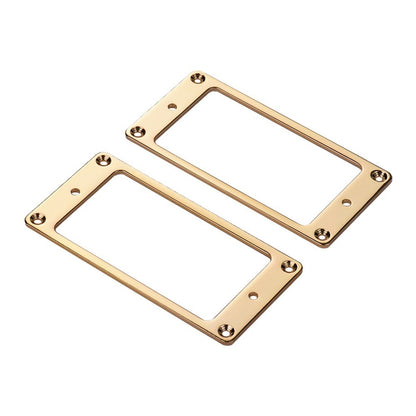 2 Pcs Iron Humbucker Pickup Mounting Ring With Srcews For Les Paul LP Parts