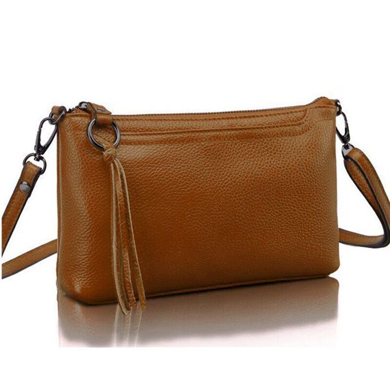 Cow Genuine Leather Messenger Bag Shoulder Purse Shoulder Bag Satchels Blue Red